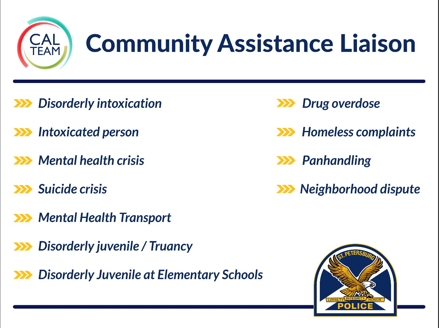 Community Assistance Liaison (CAL)