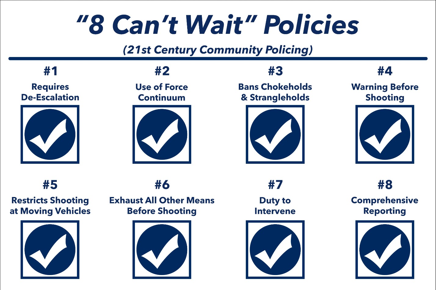 8 Can't Wait policies