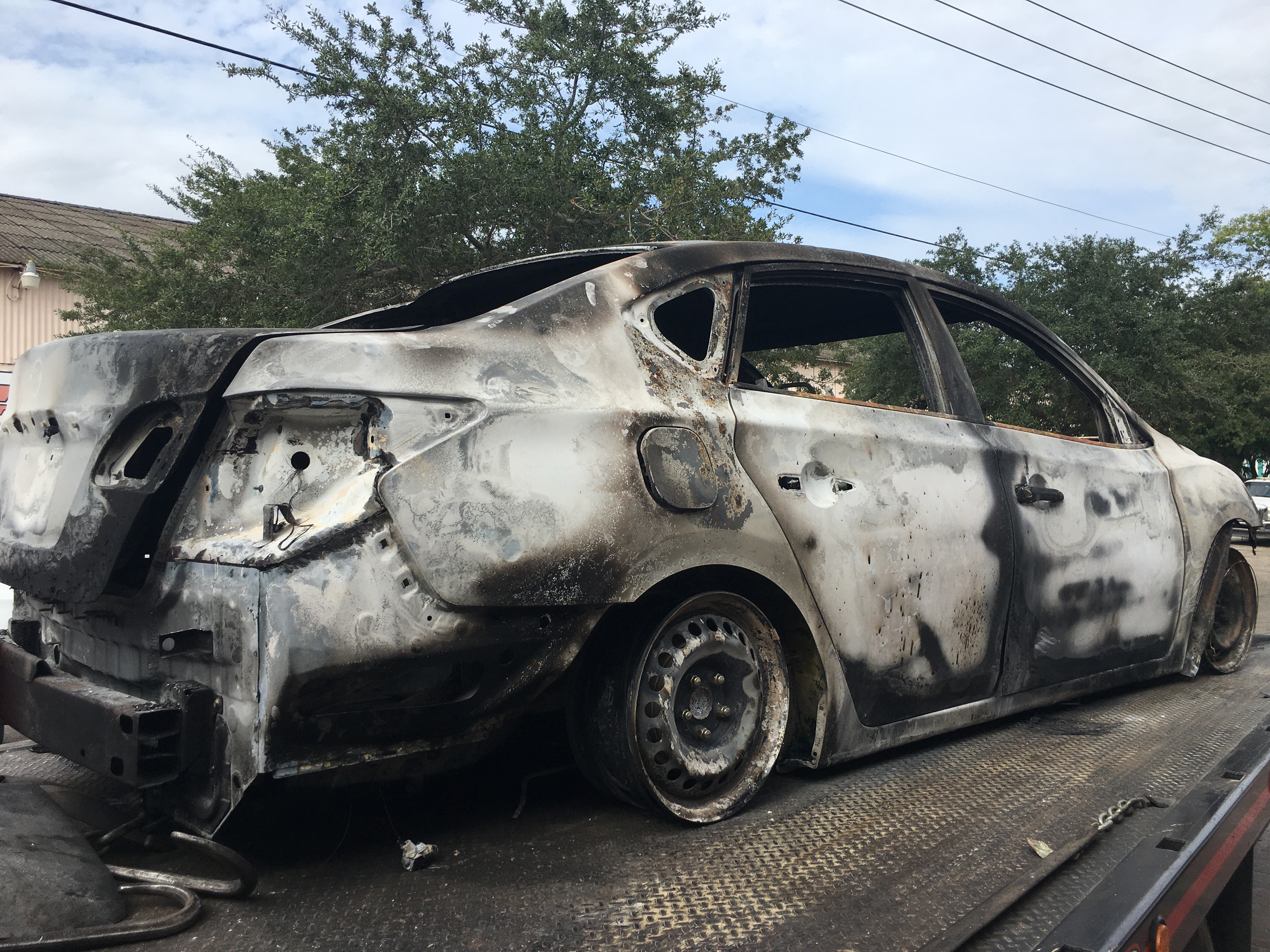 Burned car 1