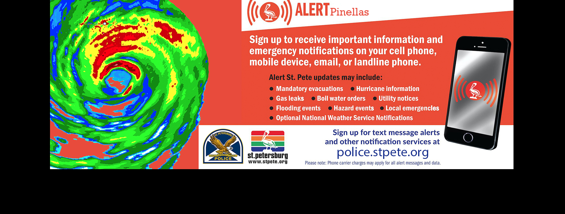 Sign up for emergency alert mesages