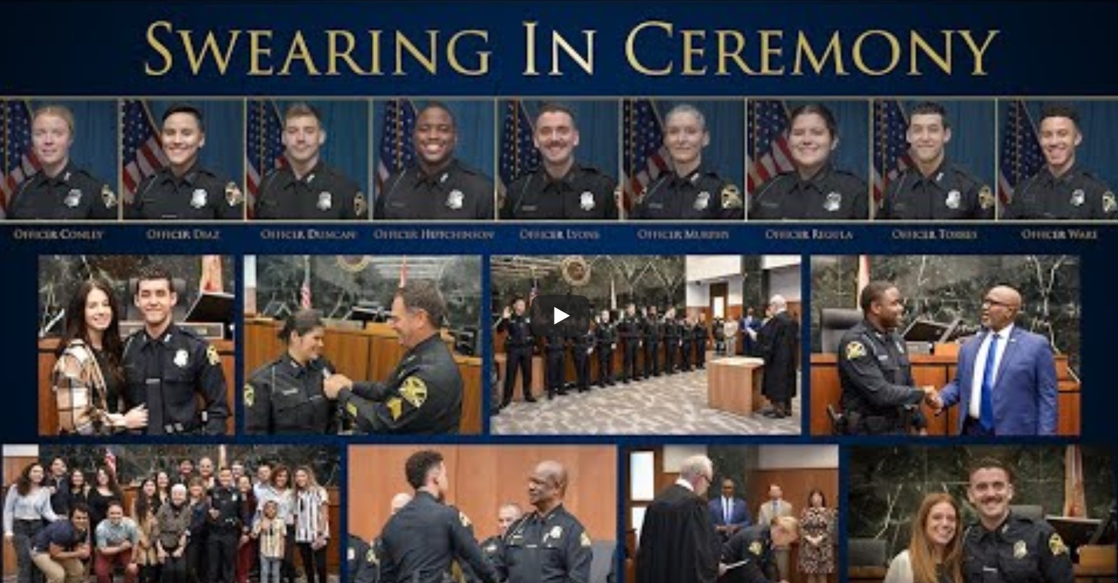 Class 226 Swearing In Ceremony