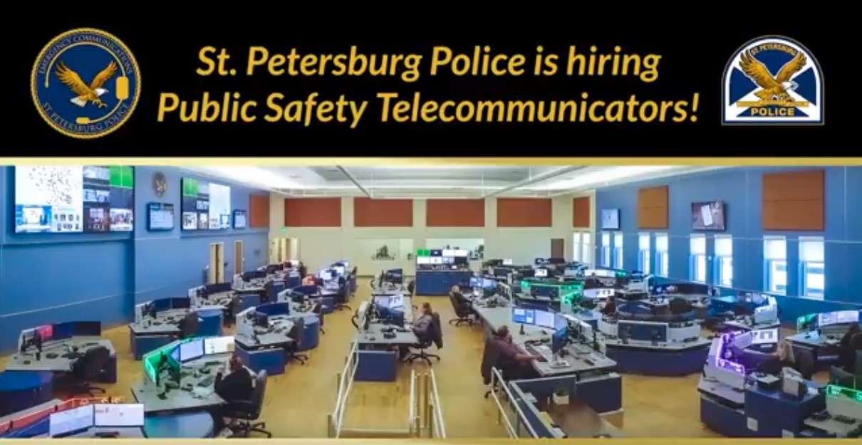 The police department is hiring public safety telecommunicators
